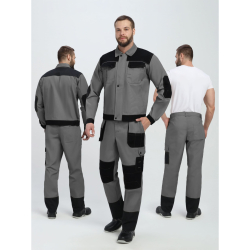 Костюм Вест IMP (тк.Канвас,260) брюки, т.серый/черный